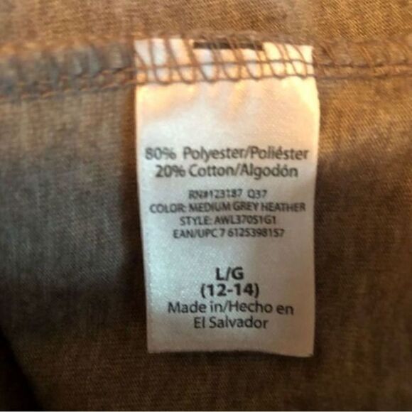 Athletic Na ma stay home Workout top. Size: L Athletic Works - Picture 5 of 5